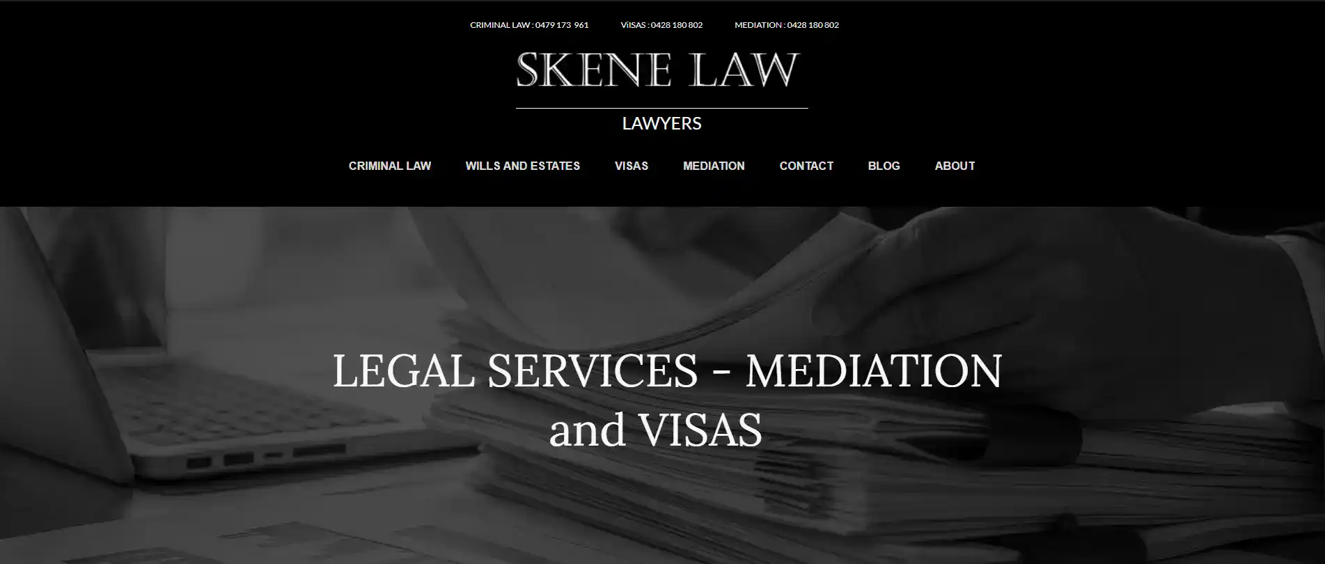 Skene Law Website