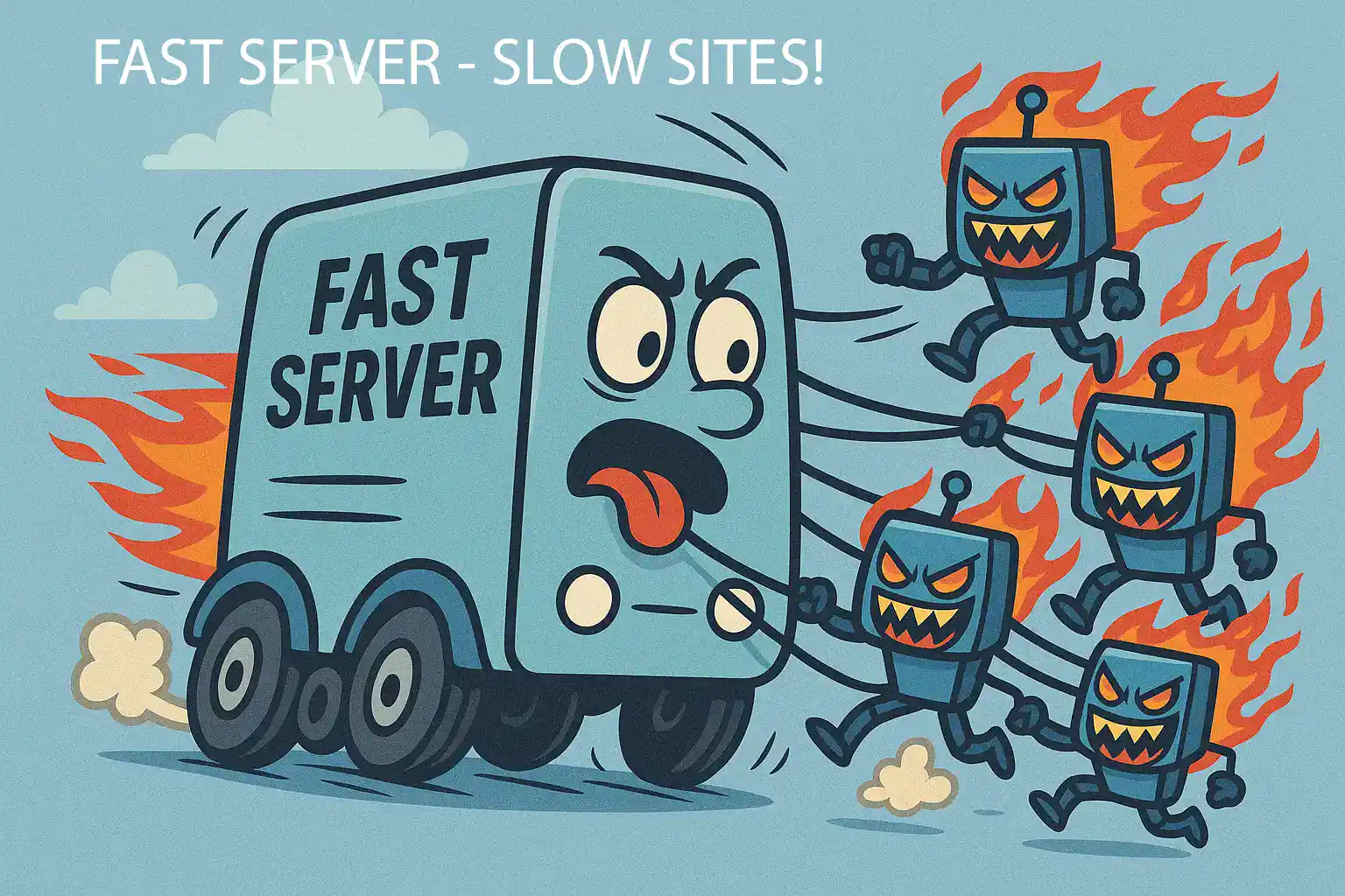 Servers and Bots - Fast server slow sites Servers and Bots- Fast server slow sites