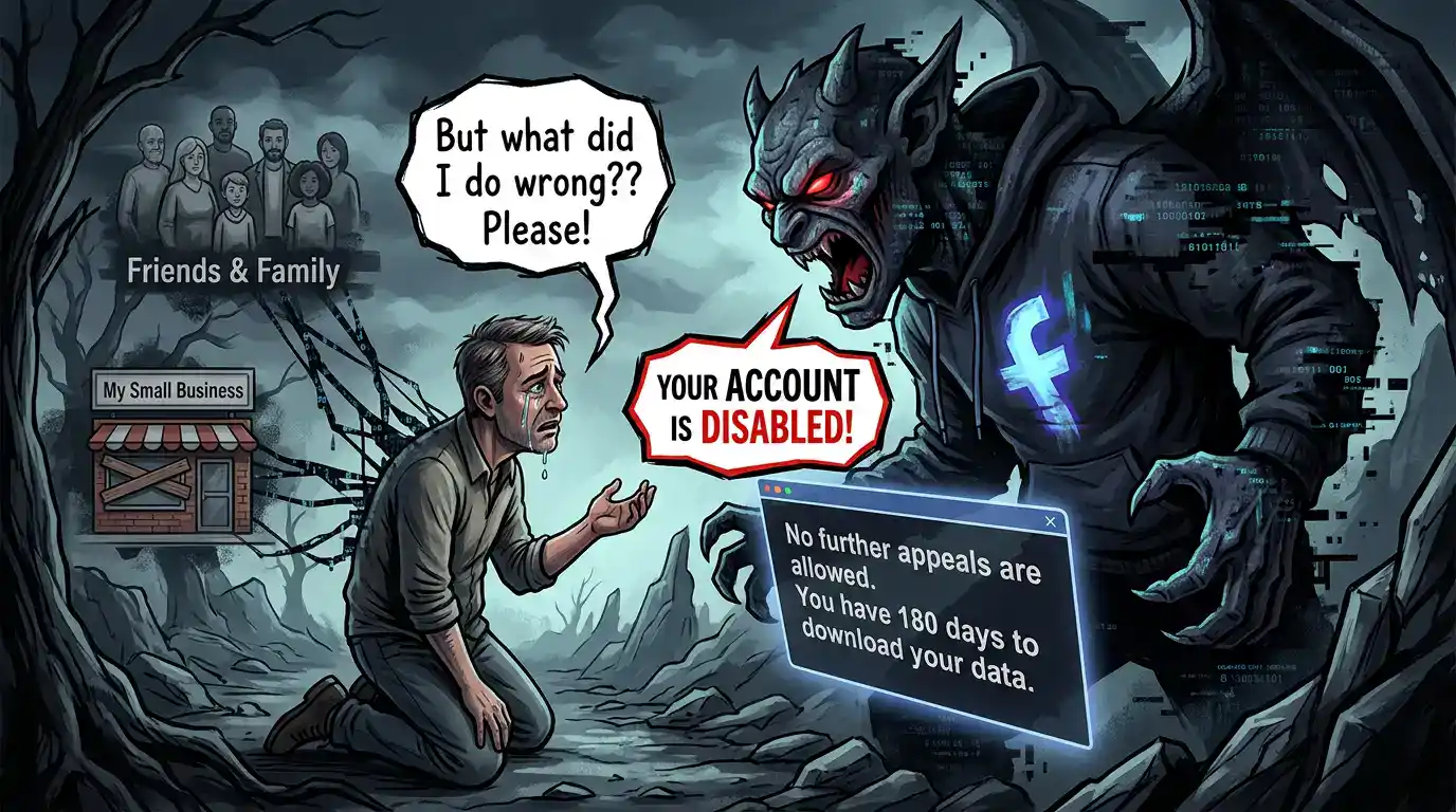 Facebook Account Disabled Forever No Appeal Possible