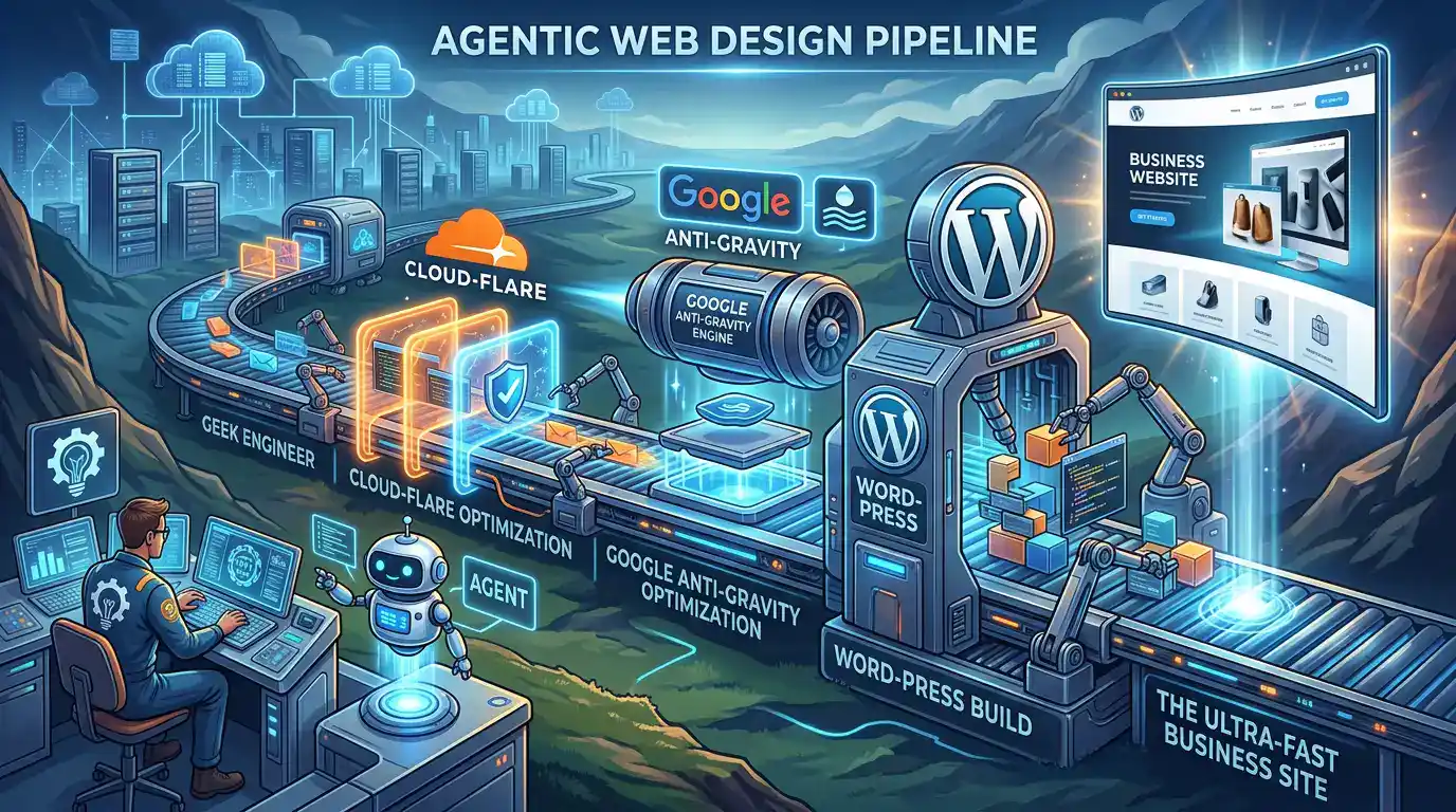Antigravity web design