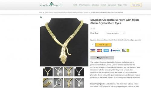 eCommerce Product page